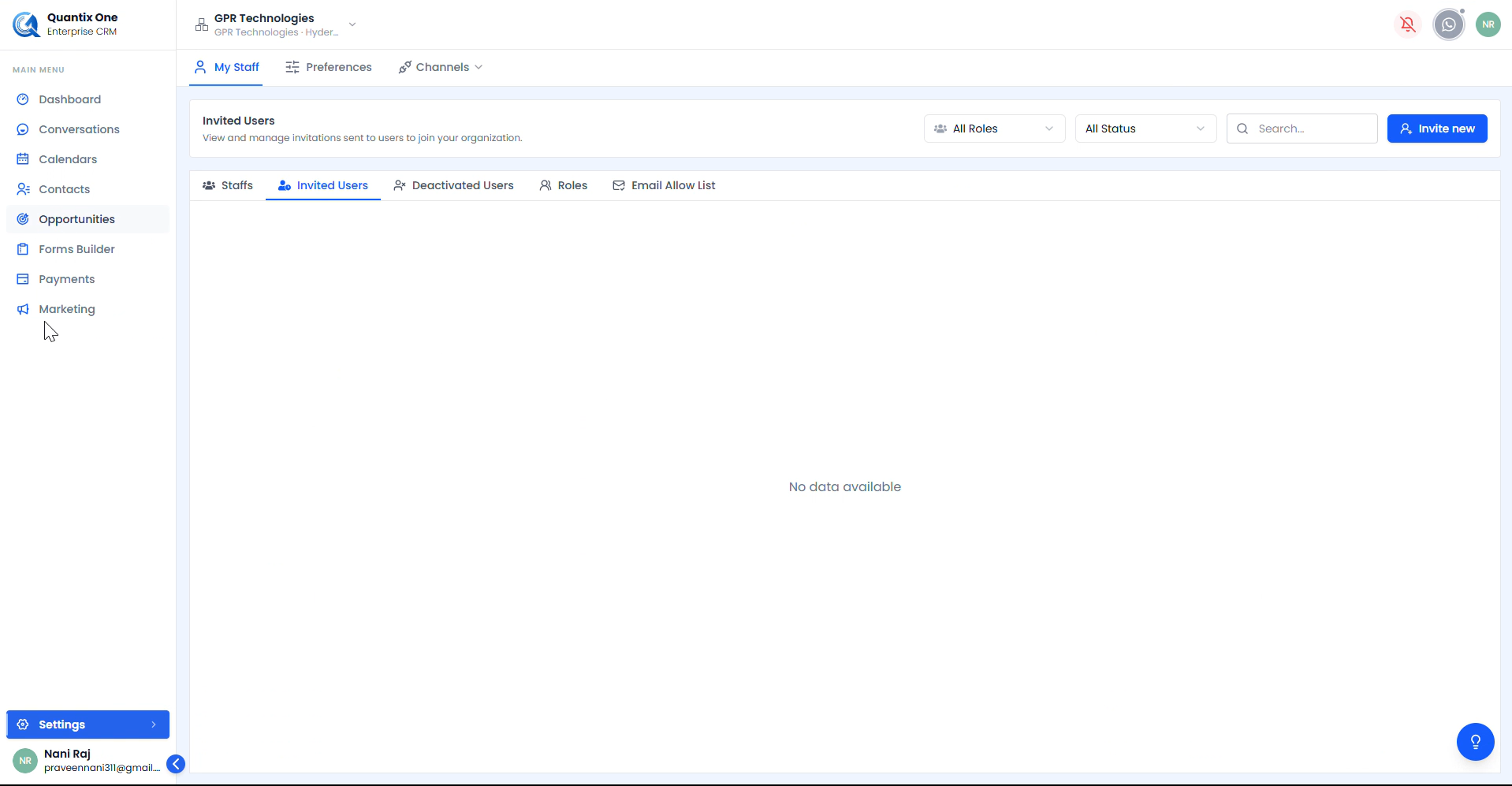 Media Storage sub-permissions expanded