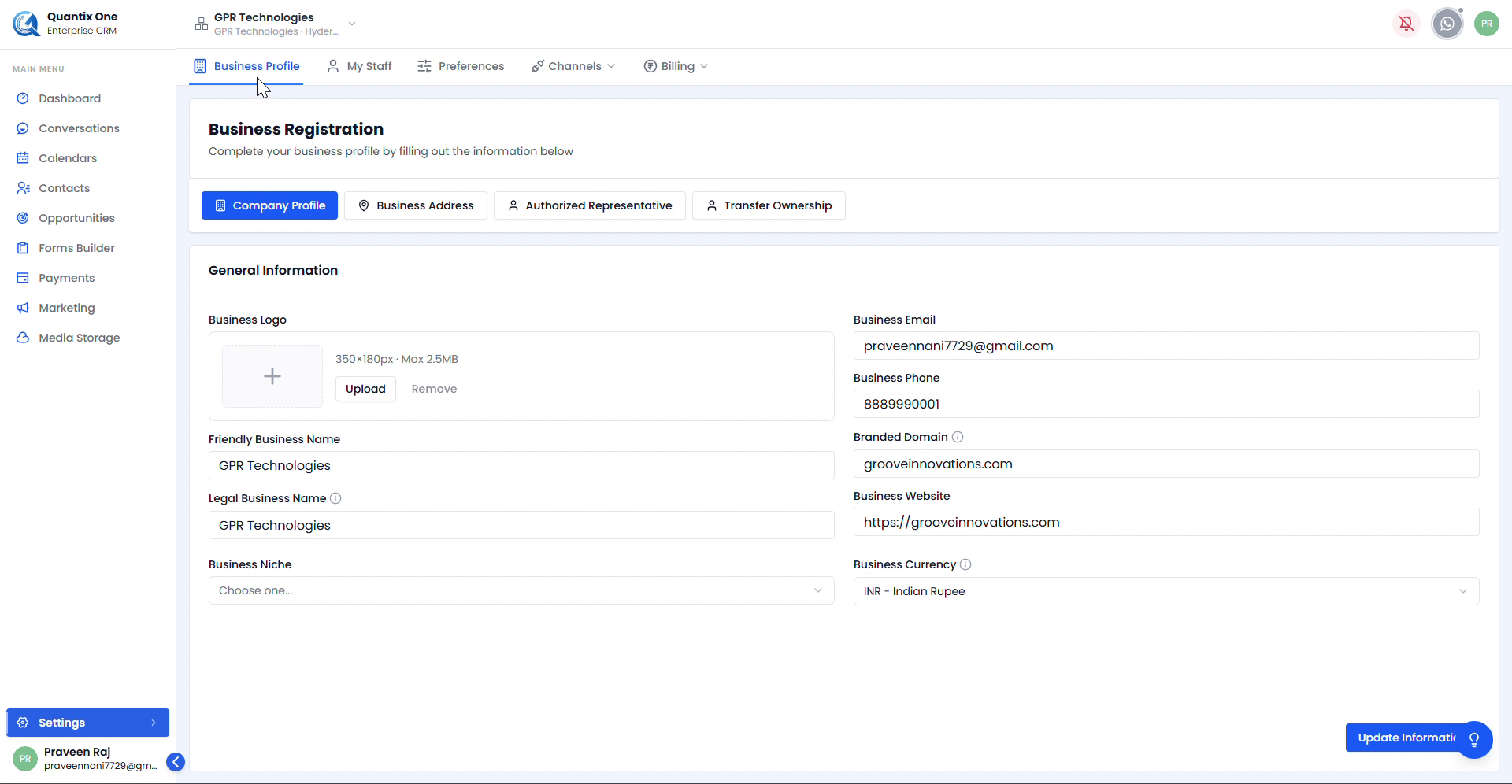 Business Profile – Company Profile
